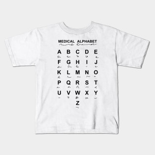 Medical Alphabet Kids T-Shirt